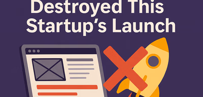 Startup Failure: The Cost of Poor UX & Design in Product Launch
