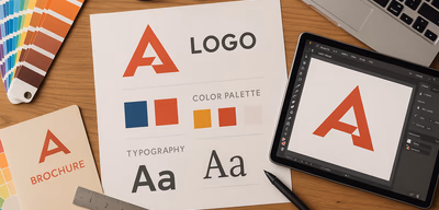 Core Graphic Design Assets: Brand Identity & Style Guides